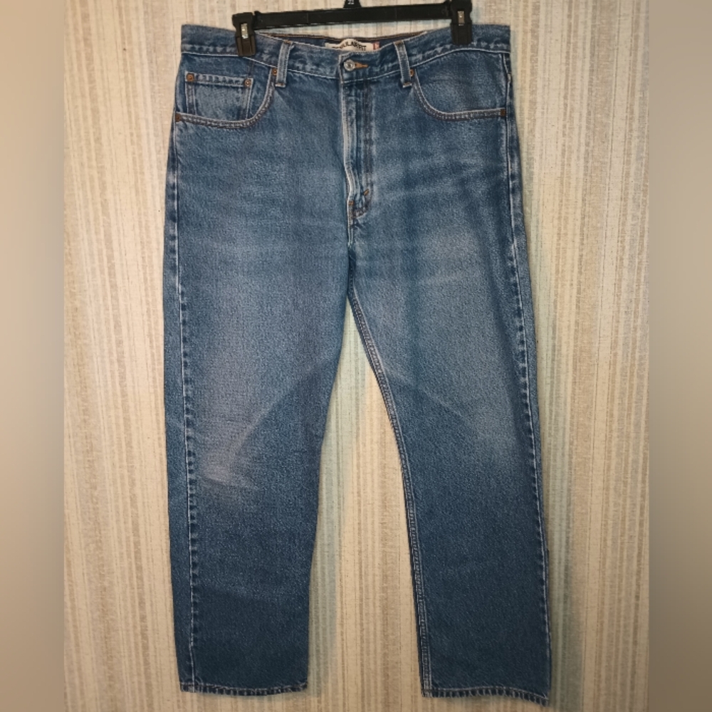 Mens Levis 505 Denim Blue Jeans Size 38X32 Approximate